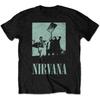 Винтажная футболка с фото группы Nirvana