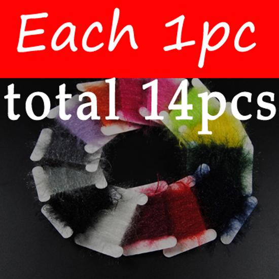 6 шт. пряжа для вязания мух, материал для вязания мух Scud Sand Worm для тела нимфы