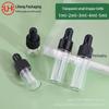 Clear Dropper Bottles: 1ml-5ml for Essential Oils, Cosmetics, and Samples