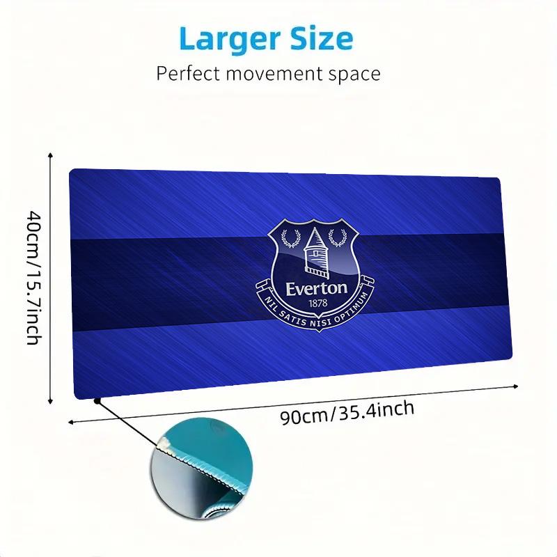 Everton FC Print Cushion Non-slip Laptop Tablet Big Mousepad XXL Mat Mini PC Playmat With Lock edge