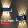 IP65 Waterproof 4/6/8 LED Solar Light Up and Down Fence Solar Lamp Modern Solar Wall Lamp  Porch