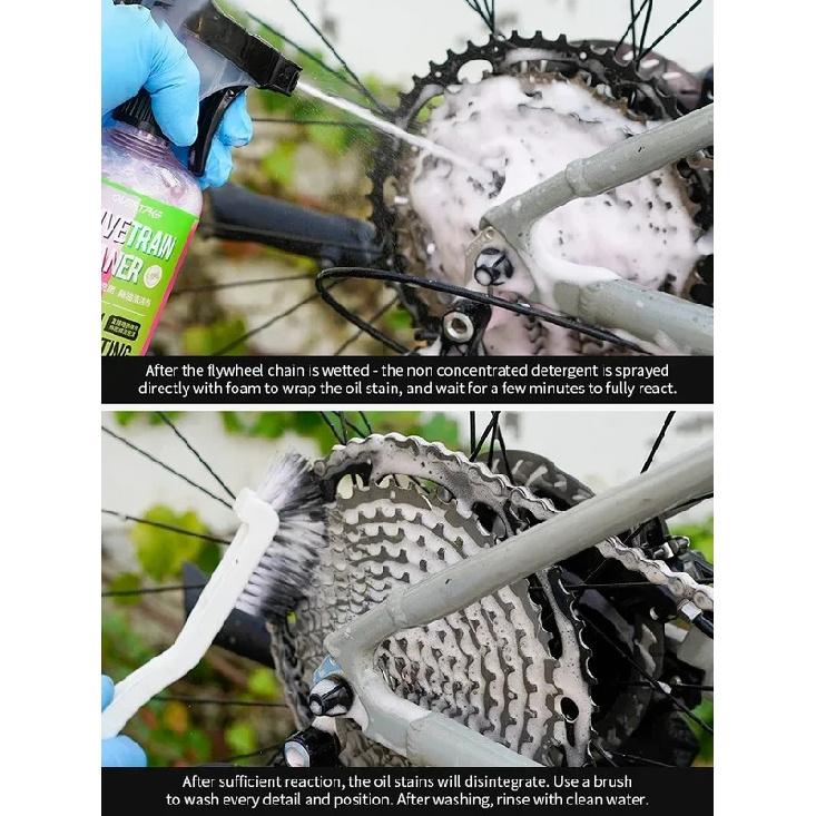 Bicycle chain cleaner Bicycle Drivetrain cleaner,cleaning and maintenance fluid,degreasing spray For Folding Road MTB bike