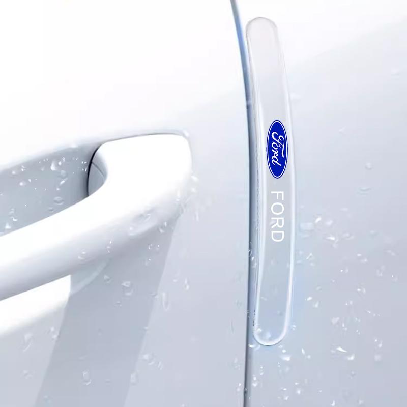 Car Door Handle Bowl Anti-Scratch Sticker Anti-Collision Strip For Ford Escape Kuga Mondeo Ecosport Fiesta Focus 2 3 MK1 MK2