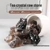 Raw Smoky Quartz Diffuser Crystal Stone Incense Holder Ornament
