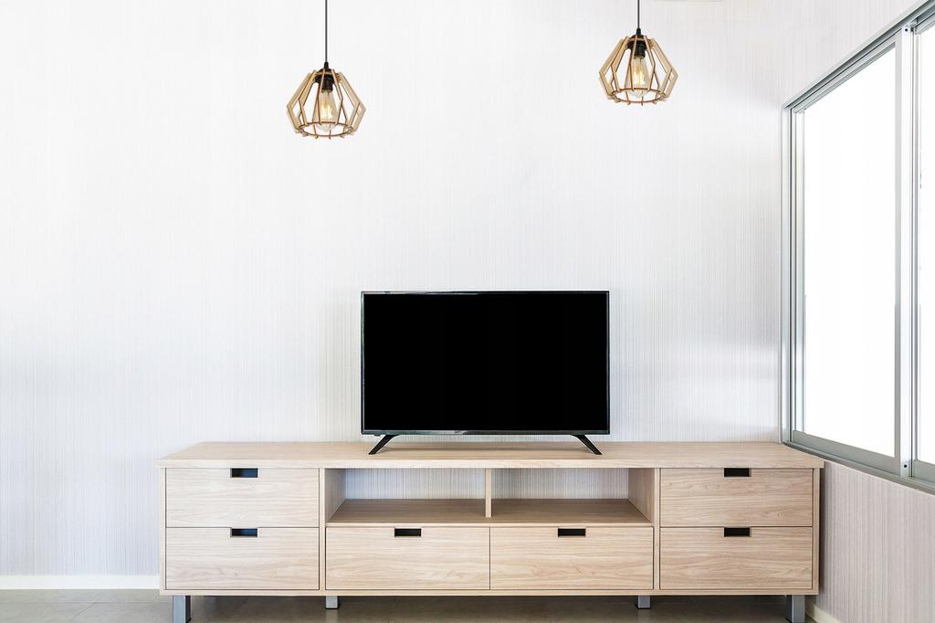 Modern wooden LED ceiling pendant lamp