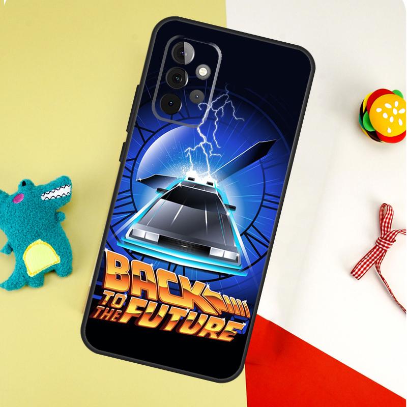 Back To The Future Time Machine For Samsung Galaxy A55 A35 A15 A54 A34 A14 A53 A33 A13 A05 A06 A16 A22 A32 A52 Phone Case