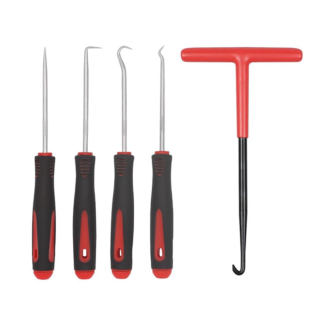 CHENLONBT Type Spring Hook Oil Seal Hook Set Oil Seal Remover 5 Piece Motorcycle Pulling Tool Set Spring Hook