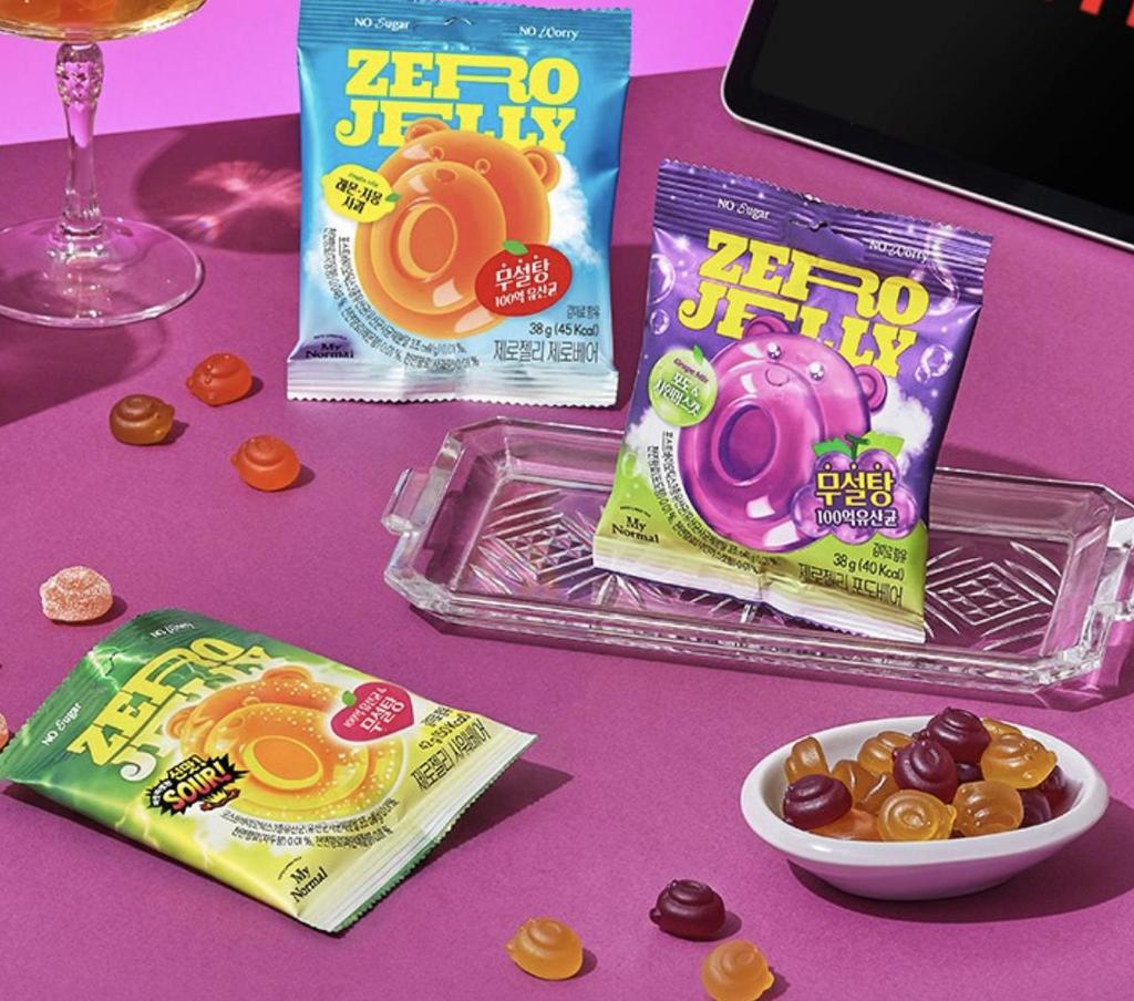 My Normal Zero Jelly Sour Bear Low Calorie Gummy 38g x 8 Pack