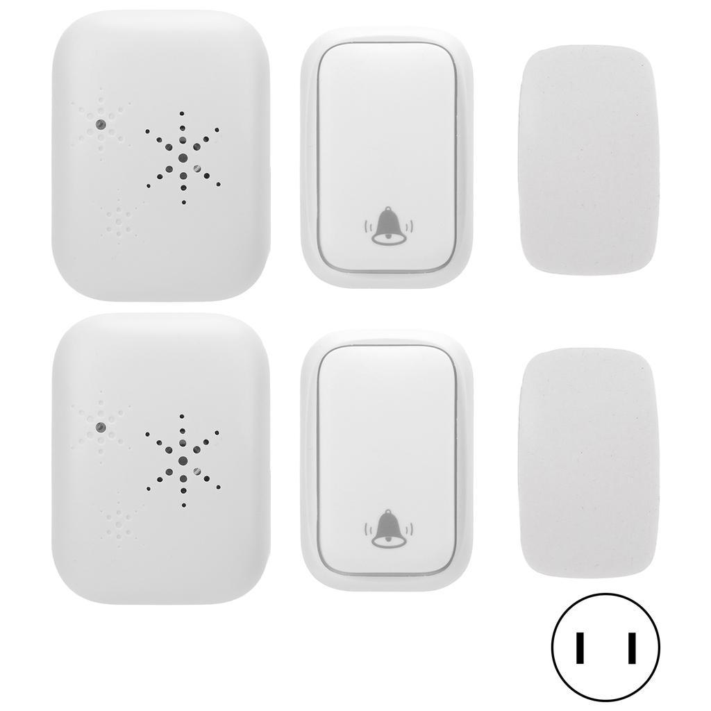 Home Wireless Doorbells With Receivers Self Generating 38 Ringtones 4 Level Volume Waterproof Long