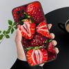 Phone Case For Samsung A17 A55 A16 A56 A35 A15 A53 A54 A33 A34 A25 A05S A52 A52S A07 A26 A06 Strawberry Cat Cartoon