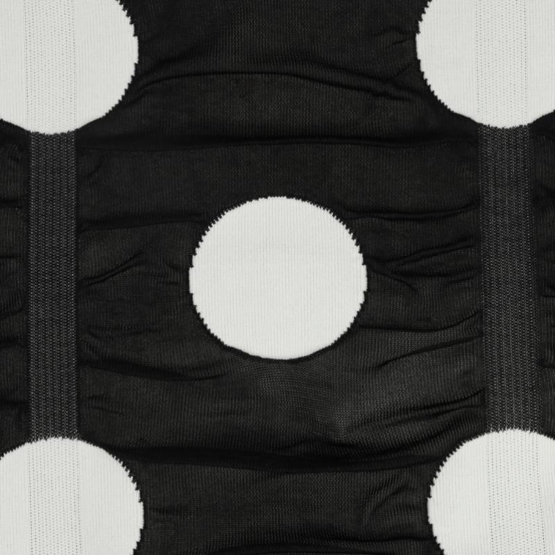 Pleatsmama Black Polka Dot Shopper Bag