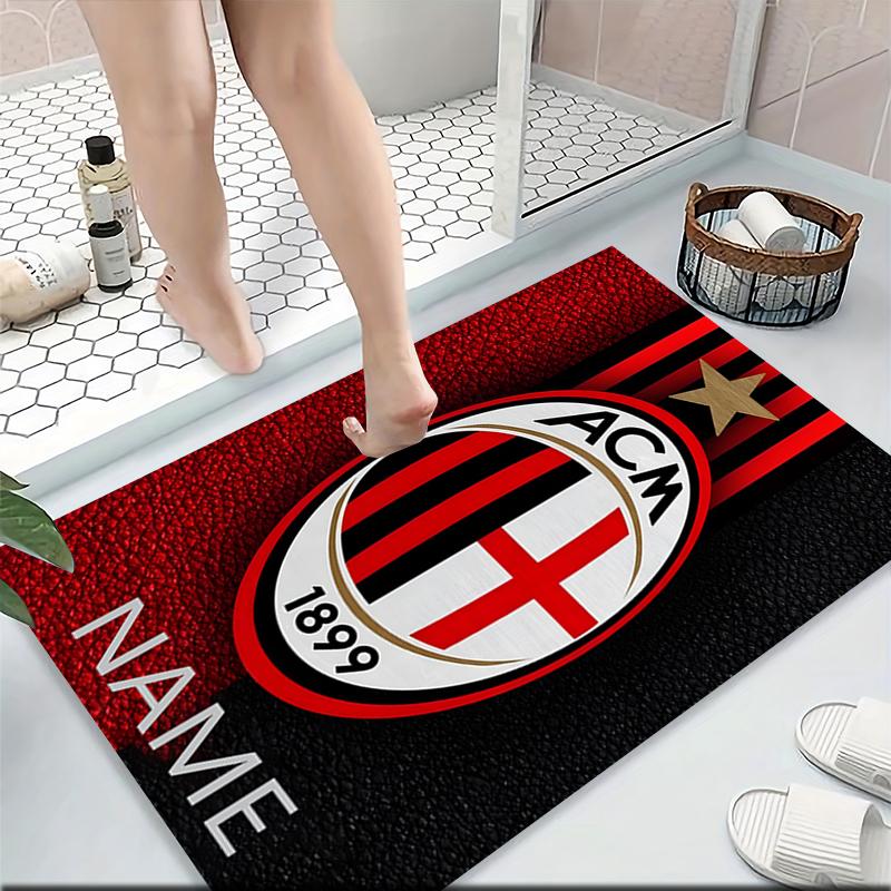 Custom Name Juventus Crest Carpet Rug Customizable Soft Washable Anti-Slip Home Living Room Sofa Mats Personalized Rug. 0909229