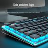 EWEADN GX710 Silent Wired Gaming Keyboard & Mouse Set with Orange Backlight