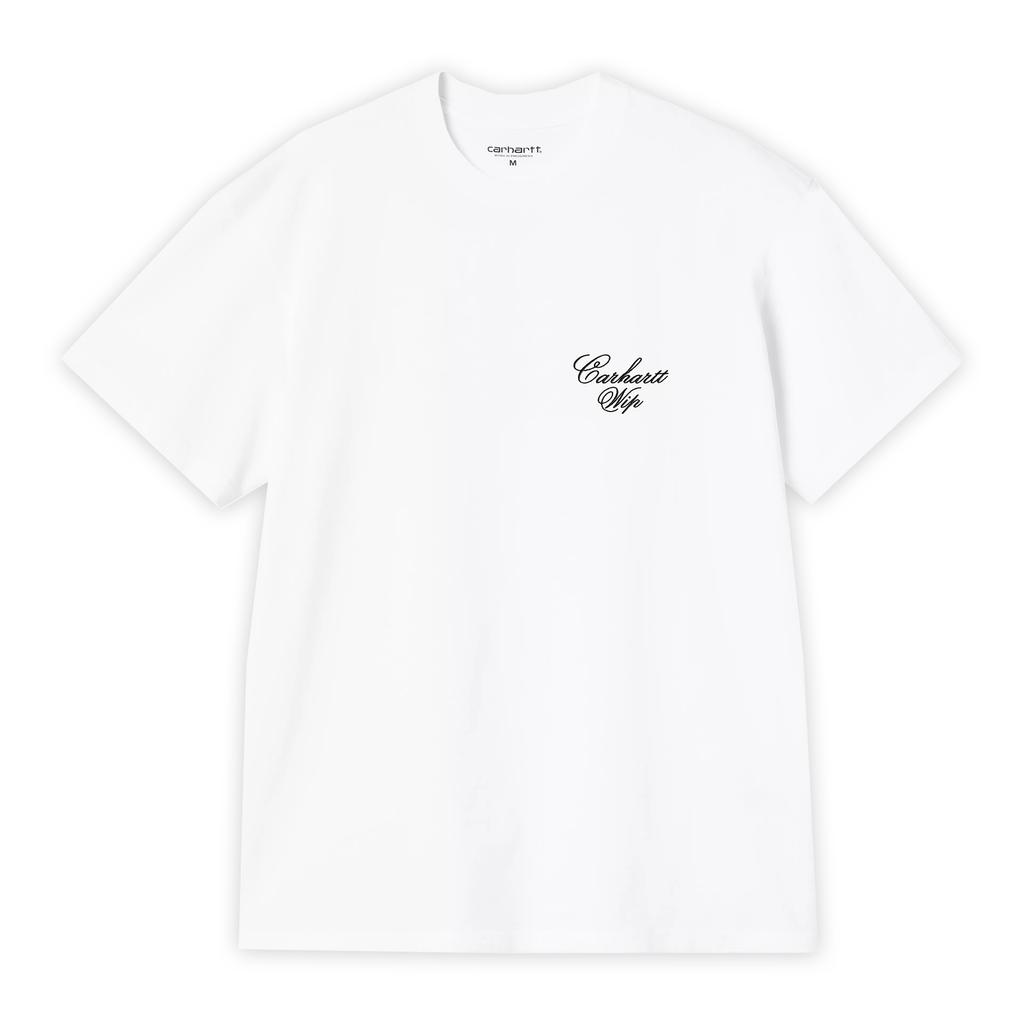 Carhartt WIP SS26 Весенне-летний свободный t-shirt Gracious с графическим принтом, круглым вырезом, короткими рукавами, унисекс I036879-02-XX