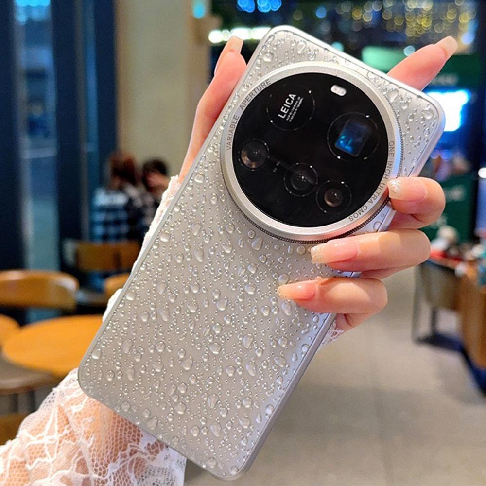 Для VIVO X200 Pro Mini X100 X200S Ultra Чехол С рисунком капель дождя Телефон PC Жесткий корпус Защитный Роскошный Ударопрочный Бампер Задняя крышка