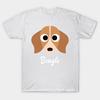 T Shirt Women Beagle Harajuku Print Kawaii Tshirt Summer Short Sleeve Female T-Shirt Top Tee