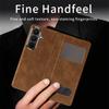 Solid Color Flip Leather Phone Case For Samsung Galaxy Z Fold 7 5G Fold7 Holder Design Protective Shell Protection Back Cover