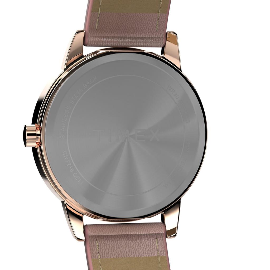 Часы Easy Reader Sustainable White Dial Brass Mineral Glass Quartz Watch Brand TW2W32300 Pink [TIMEX] Женские [Товар]