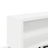 Wall mounted nightstand wall bracket White 100 x 12 x 43.5 cm