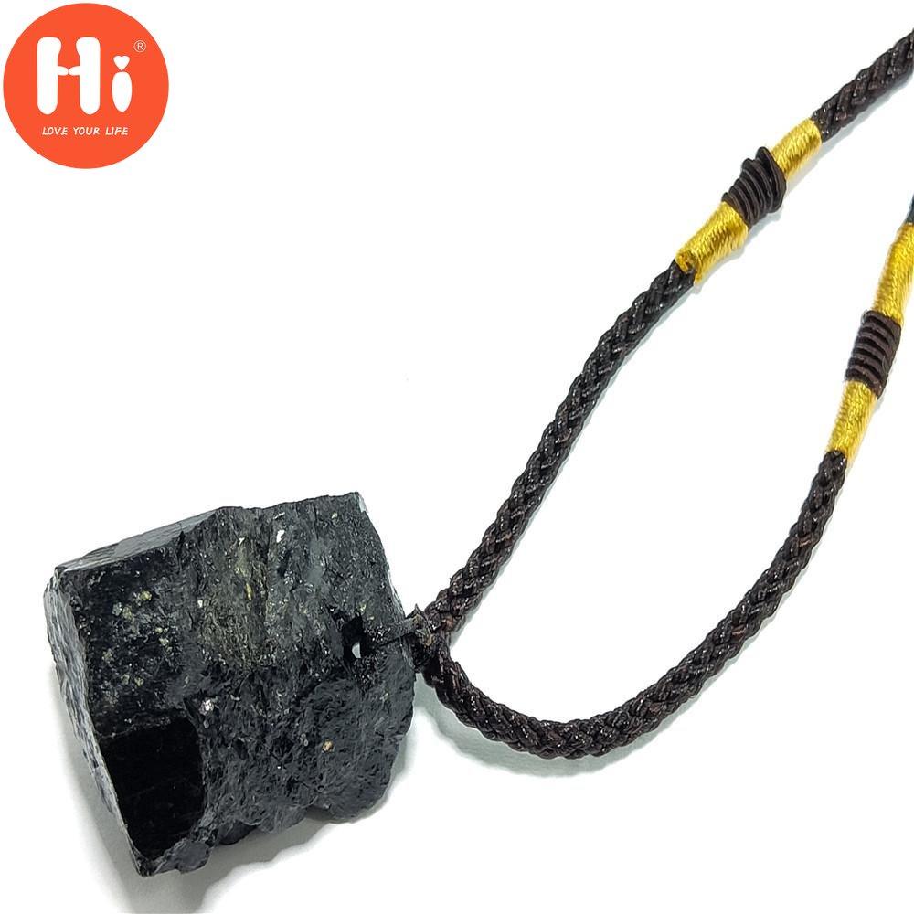 Привет, натуральный кристалл, черный турмалин, кулон, черный турмалин, оригинальный камень, образец руды, модные ювелирные изделия, аксессуары, подарок