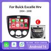 Автомобильный радиоприемник Android 14 Wireless Auto Carplay Car Multimidia Player для Chevrolet Lacetti 2004 - 2008 для Buick Excelle 2004 - 2008