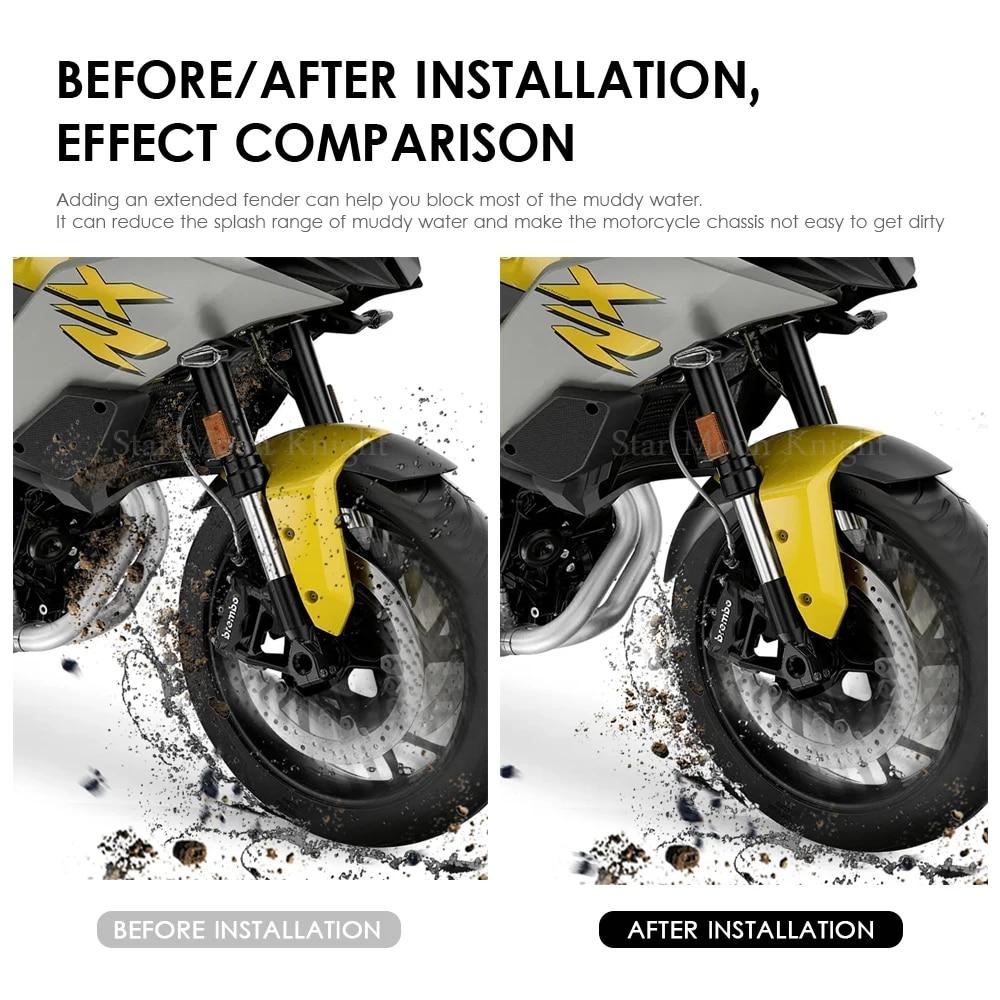 Motorcycle Front Mudguard Fender Rear Extender Extension For BMW F900XR S1000XR F 900 XR S 1000 XR -