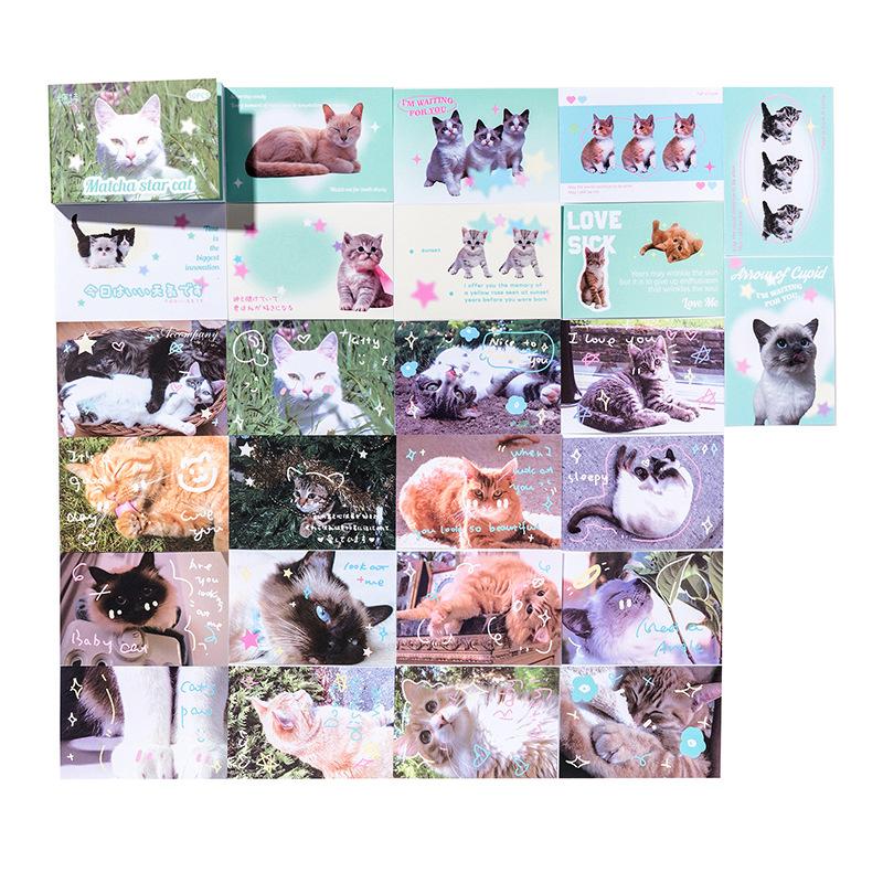 Акварельные наклейки с животными, кавайная кошка, олень, сова, водостойкая многоразовая наклейка, сделай сам, бутылка, украшение для мобильного телефона для ноутбука