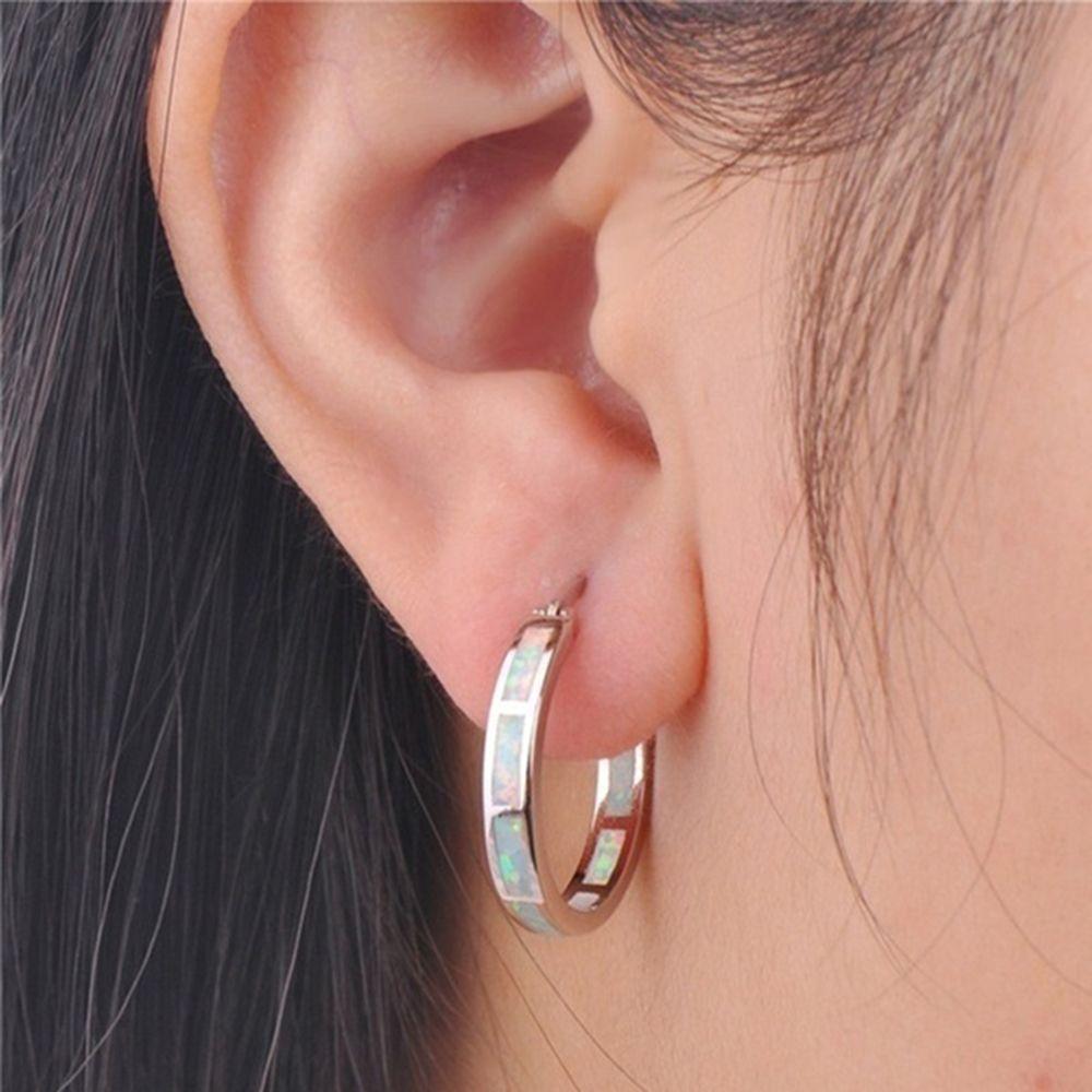 Fashion Jewellery Healthy Stimulation Acupoint Gallstone Earrings Weight Loss Hoop Slimming Earring