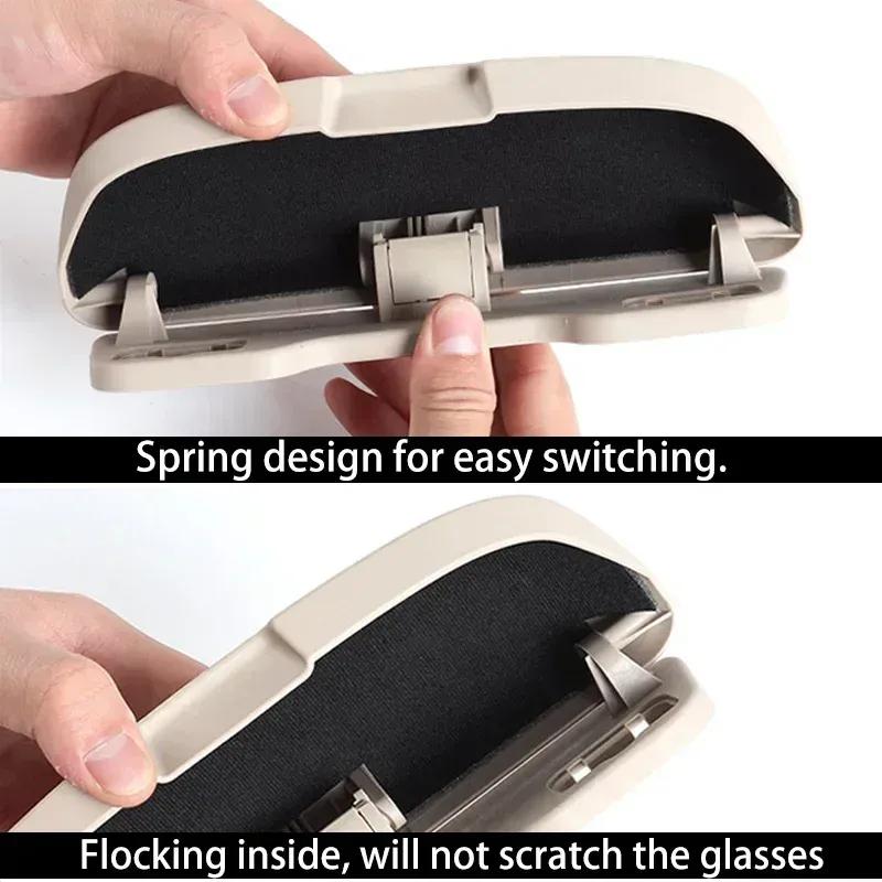 -Автомобильный держатель для солнцезащитных очков, футляр для очков, ящик для хранения, модификация ручки потолка для BMW 5 серии X3 X5 F10 F48 F30 G01 G20 G05 G60 G30