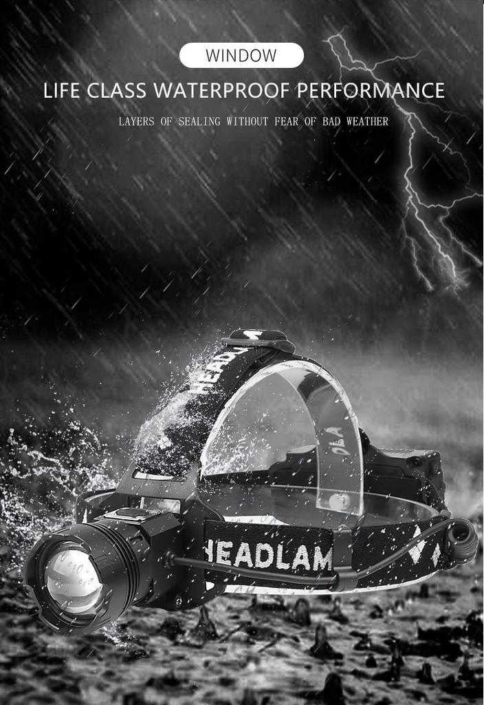 Светодиодный налобный фонарь XHP99 с датчиком движения, перезаряжаемый, тактический, регулируемый, водонепроницаемый IPX6, для бедствий и чрезвычайных ситуаций, мощный налобный фонарь,