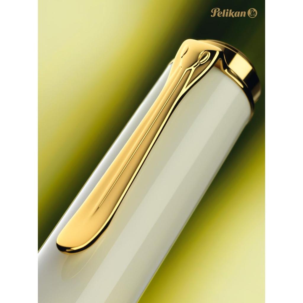 Перьевая ручка Pelikan M Medium White Tortoise Souveraine M400 Обычный импортный продукт