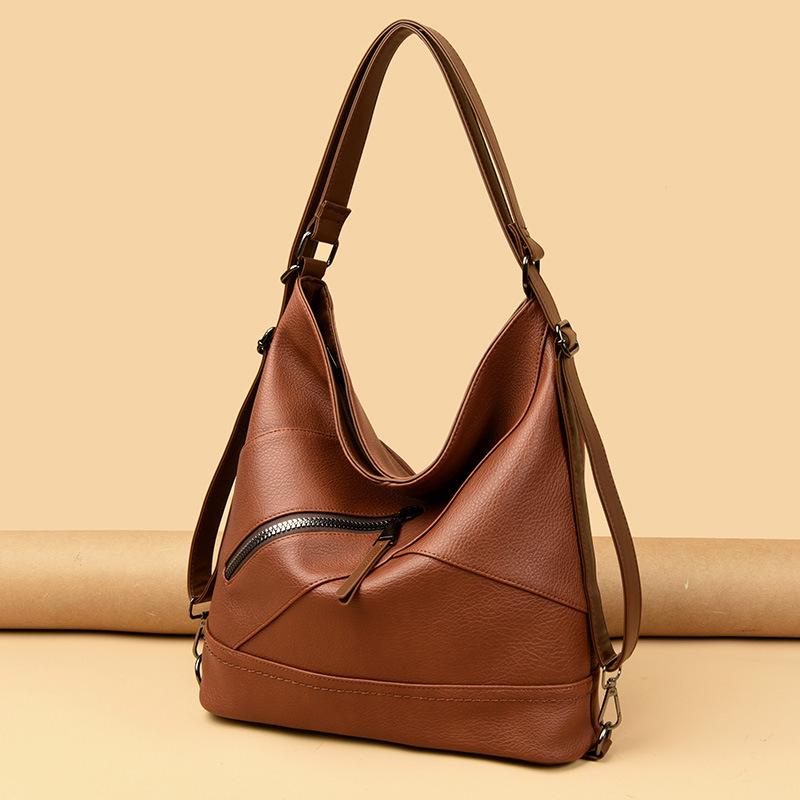 Мягкая сумка Pitot, многофункциональная, на одно плечо, сумка через плечо, повседневная, большая вместимость, женская, большая сумка