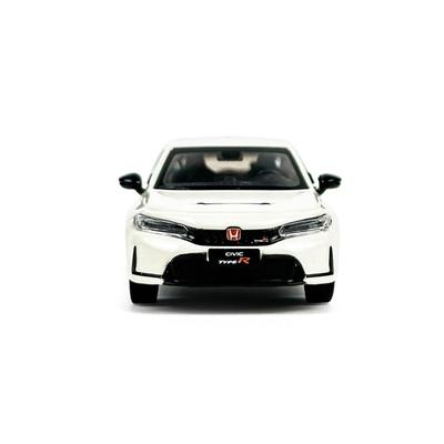 PAUDI MODEL 164 Мини-автомобиль 2023 Honda Civic TYPE-R FL5 Литая модель автомобиля Белый Мини-размер