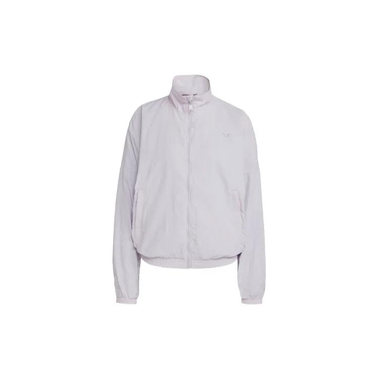 Adidas Originals Premium Jackets Women's Silver Stand Collar Moderate Other (Unisex) Jackets IC5307