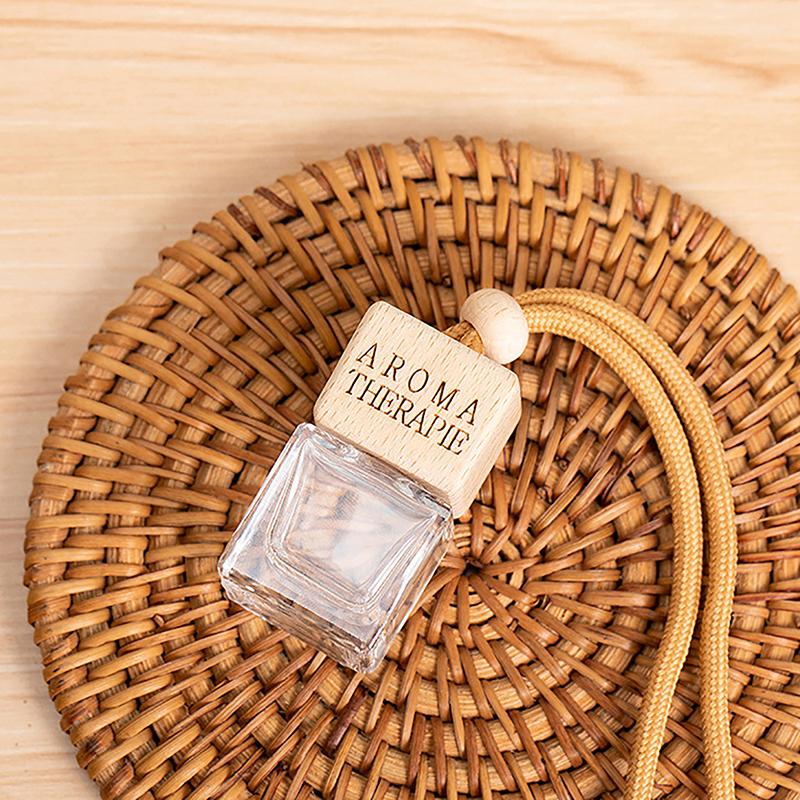 1 шт. автомобильный орнамент, домашний декор, подвеска, эфирные масла, автомобильные духи, 8 мл, квадратная пустая бутылка, освежитель воздуха, подвеска