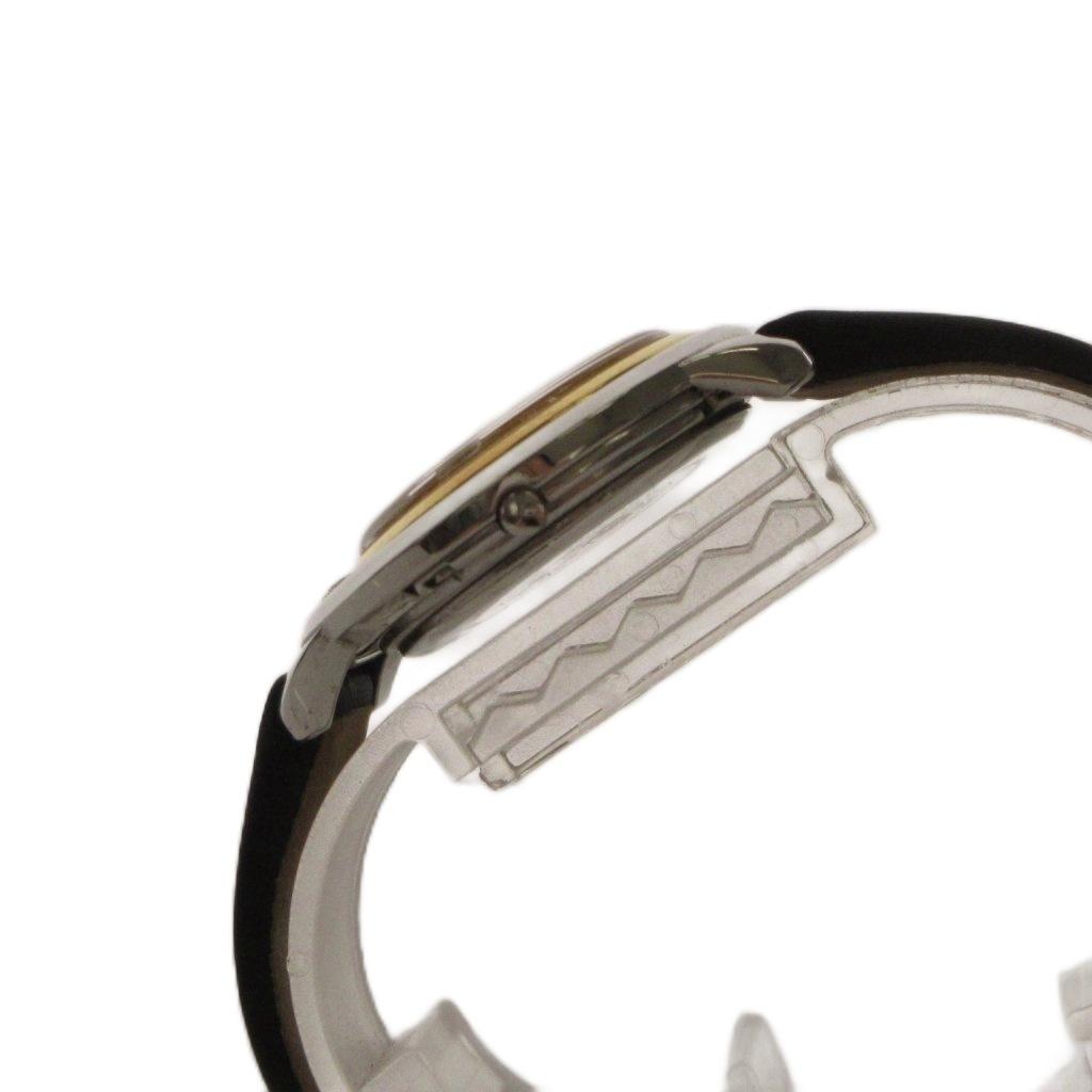 CITIZEN L Analog Diamond Shell Leather Band Black Watch 3-Hand Eco-Drive B036-S112052 Women's