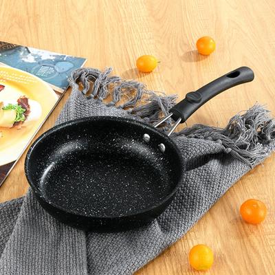 Сковорода китайская Wok с ручкой, устойчивой к ожогам, обычная сковорода без покрытия, сковорода для жарки