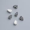 Auspicious Cloud Gourd Spacer Beads, S925 Sterling Silver, DIY Jewelry Components, for Handmade Bracelets and Necklaces.