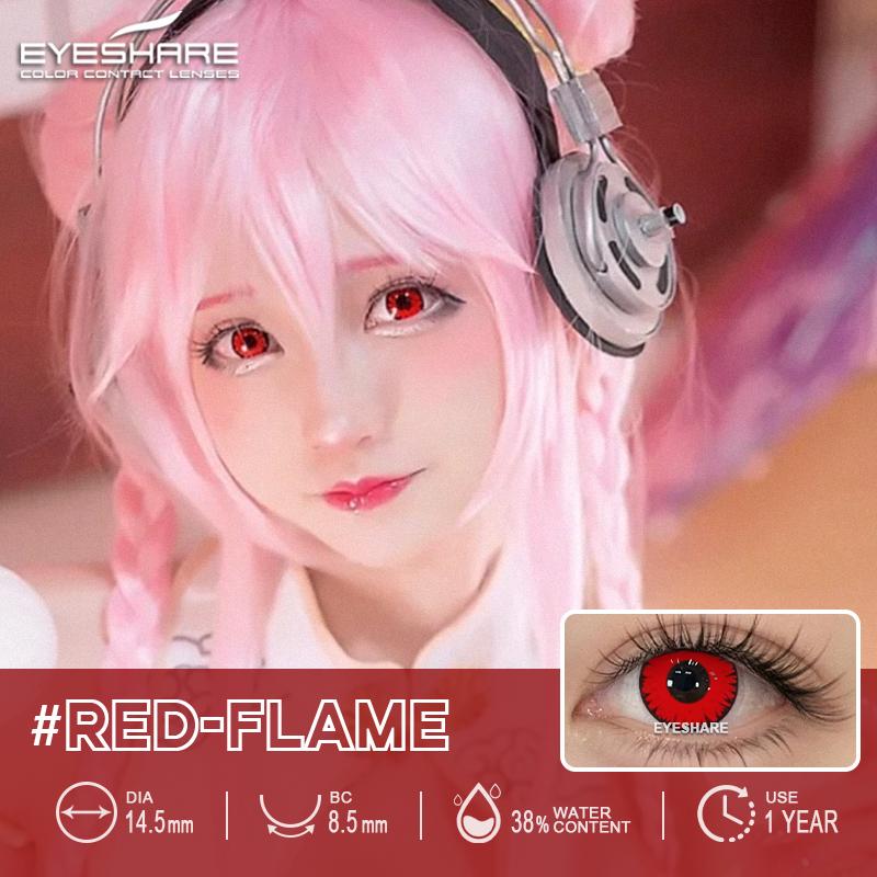 Eyeshare 1 Pair Cosplay Color Contact Lenses for Eyes Anime Accessory Anime Len Fashion Lenses Blue Lenses Beauty Pupil