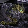 30/24СМ 3D Печать Магическая Модель Дракона Многосуставная Подвижная Аквариум Игровой Стол Домашнее Украшение Настольное Украшение Игрушка