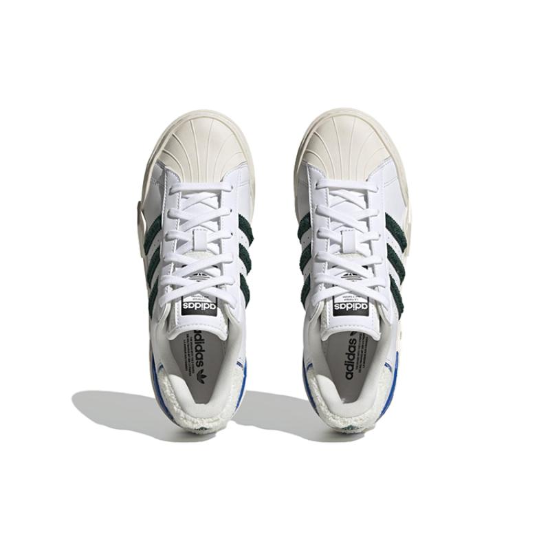 adidas Женские кроссовки Superstar Bonega 2B 'Белый Зеленый Королевский' HQ9884