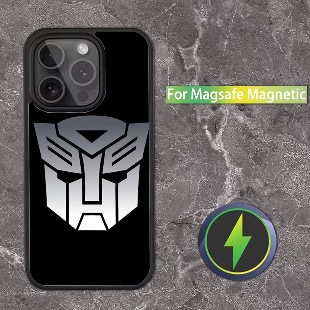 LOGO T-Transformers COOL Phone Case For iPhone 16,15,14,13,12,11,Pro,Max,Plus,Mini,SE Magsafe Magnetic Wireless Charging