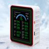 Tuya WiFi 18-в-1 Детектор качества воздуха CO/CO2/HCHO/TVOC/AQI/PM0.3/PM1.0/PM2.5/PM10 Тестер качества воздуха Измеритель температуры и влажности