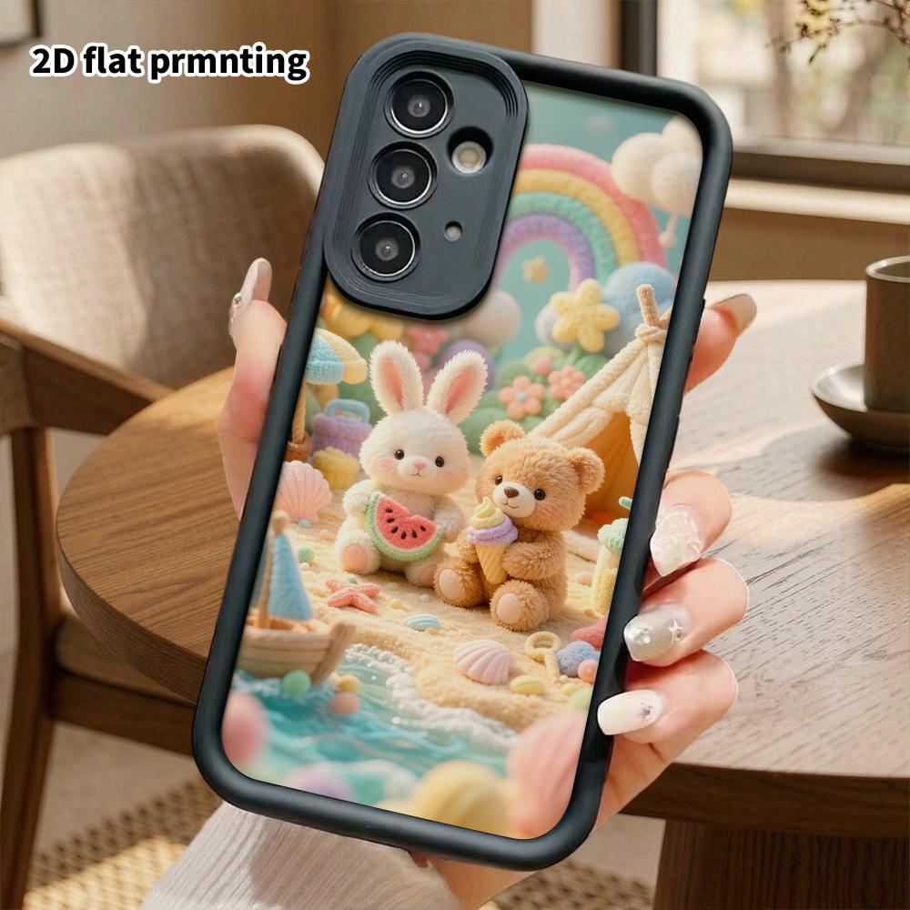 Phone Case: 2D flat, fits Samsung Galaxy A34 A35 M05 M06 S20 S22 S21 FE Plus 5G protective case, perfect for beach picnics, Christmas, Halloween, and