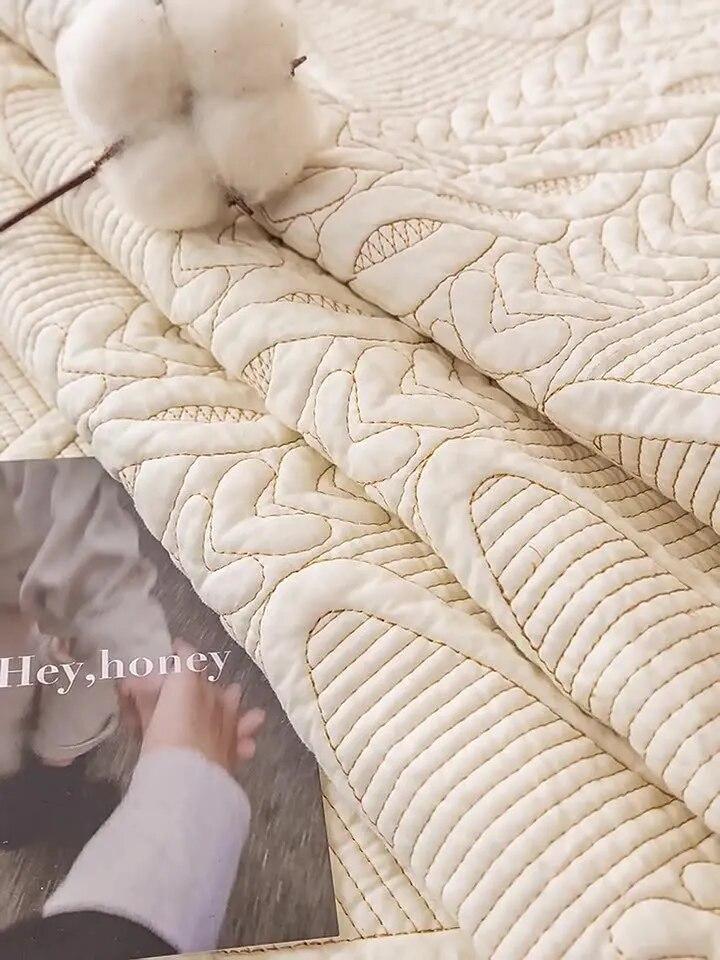 Washed Cotton Sofa Cushion Non-slip Jacquard Cover Modern Seat Cushion Universal Four Seasons Homestay