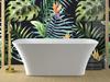 ILLUSION I light gold floor-standing bathtub tap from Besco