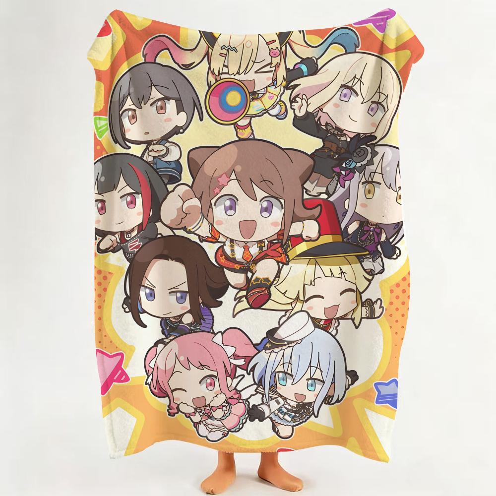Game B BanG D Dream Throw Flannel Throw Blanket Suitable for Sofa Living Room Bedroom