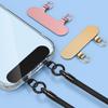 Ultra-thin Metal Gasket Stainless Steel Phone Lanyard Connecter Hanging Cord Tether Tabs Connect