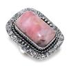 Pink Opal Gemstone 925 Sterling Silver Jewelry Ring Size 10