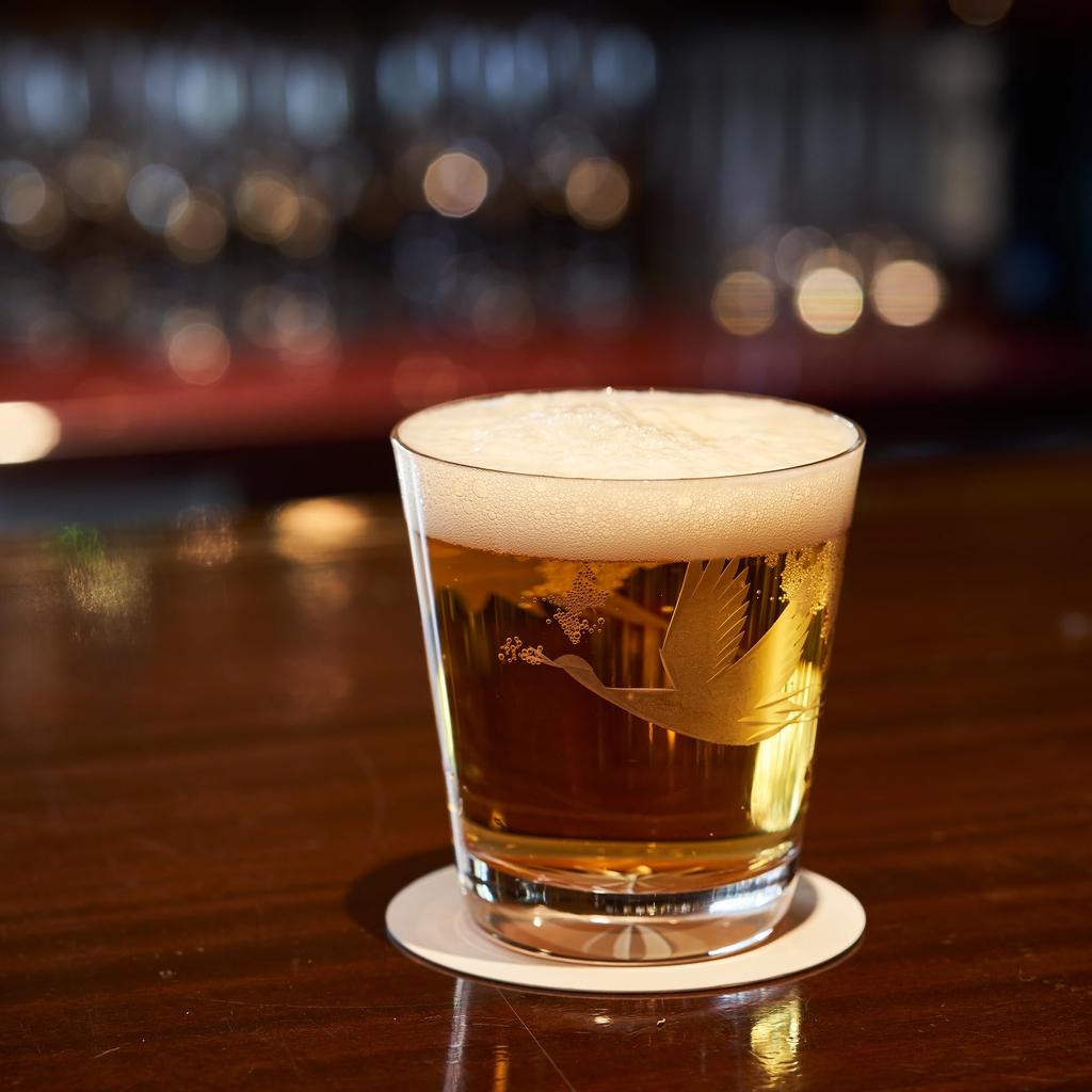 [Official Taiburo Studio] Edo Kiriko Mt. Fuji with Cranes and Cherry Blossoms, Old Glass Pair, TB0036-32/0036-33, Gift Boxed, Made In Japan